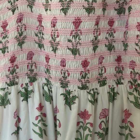 Pink City Prints MALAGA MINI DRESS IN LILAC IRIS - Picture 4 of 6